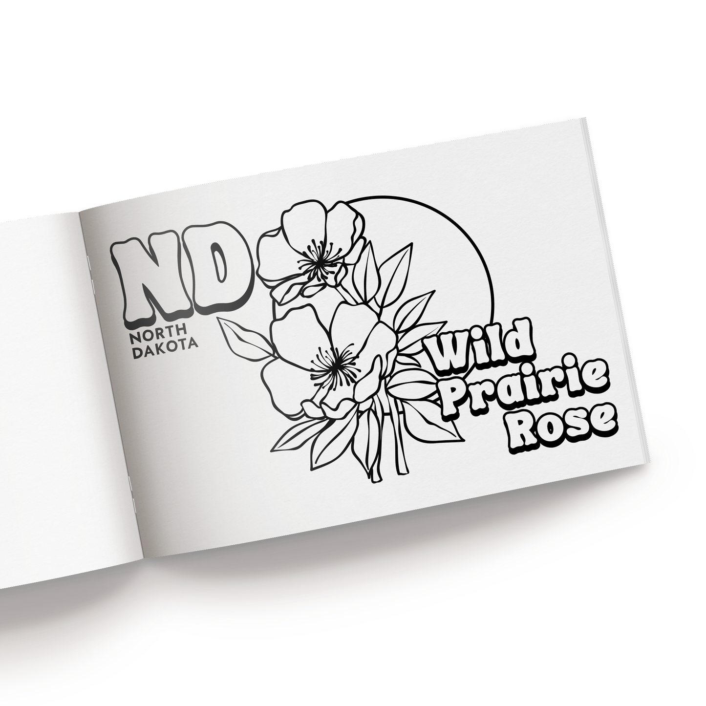 State Flowers Coloring Book