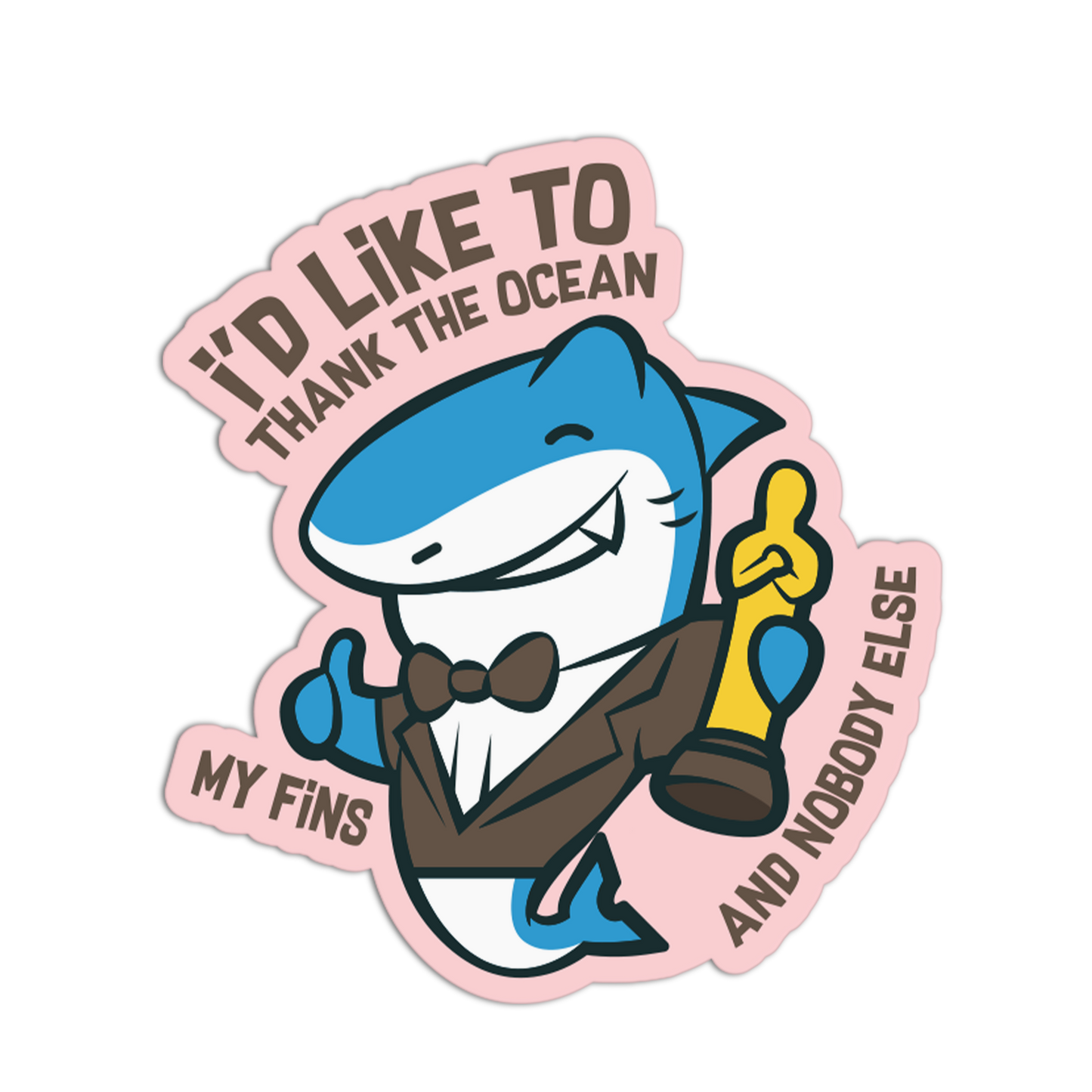 Ego Trip Shark Sticker