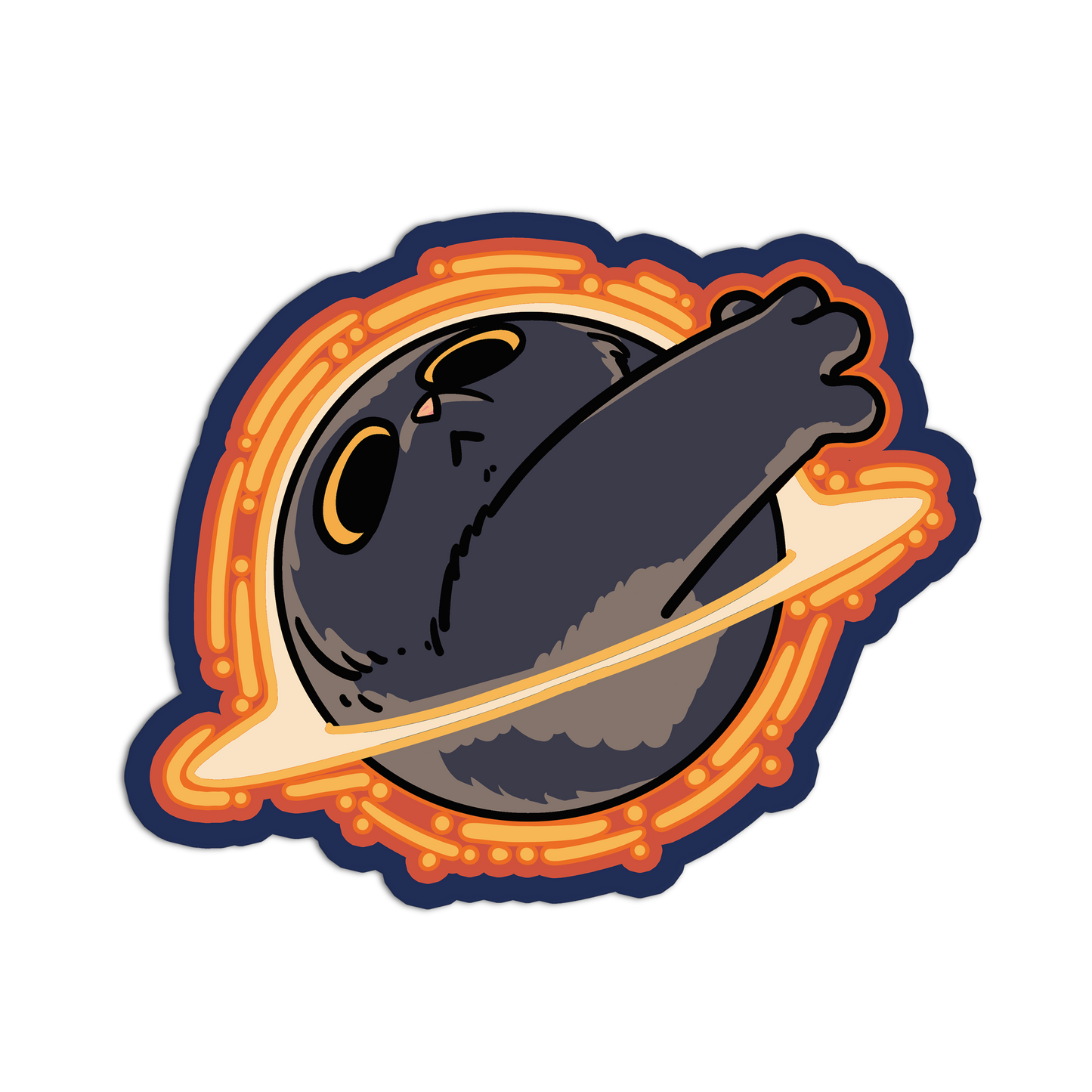 Event-Horizon Kitty Space Cat Stickers