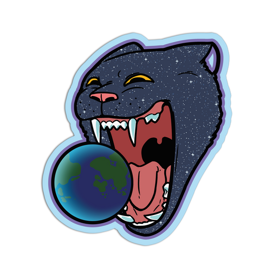 Nebula World-Eater Space Cat Stickers