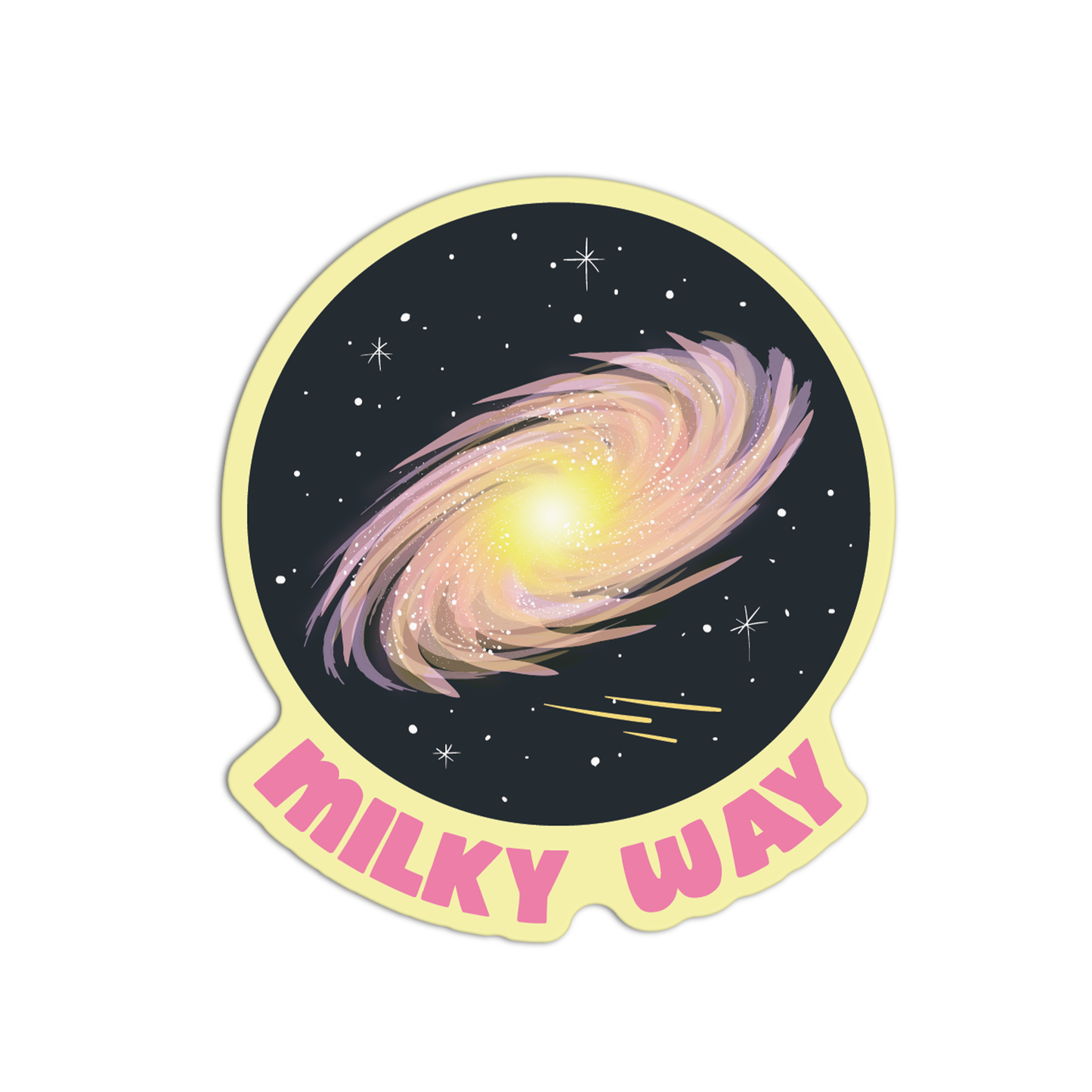 Galactic Swirl Space Stuff Stickers