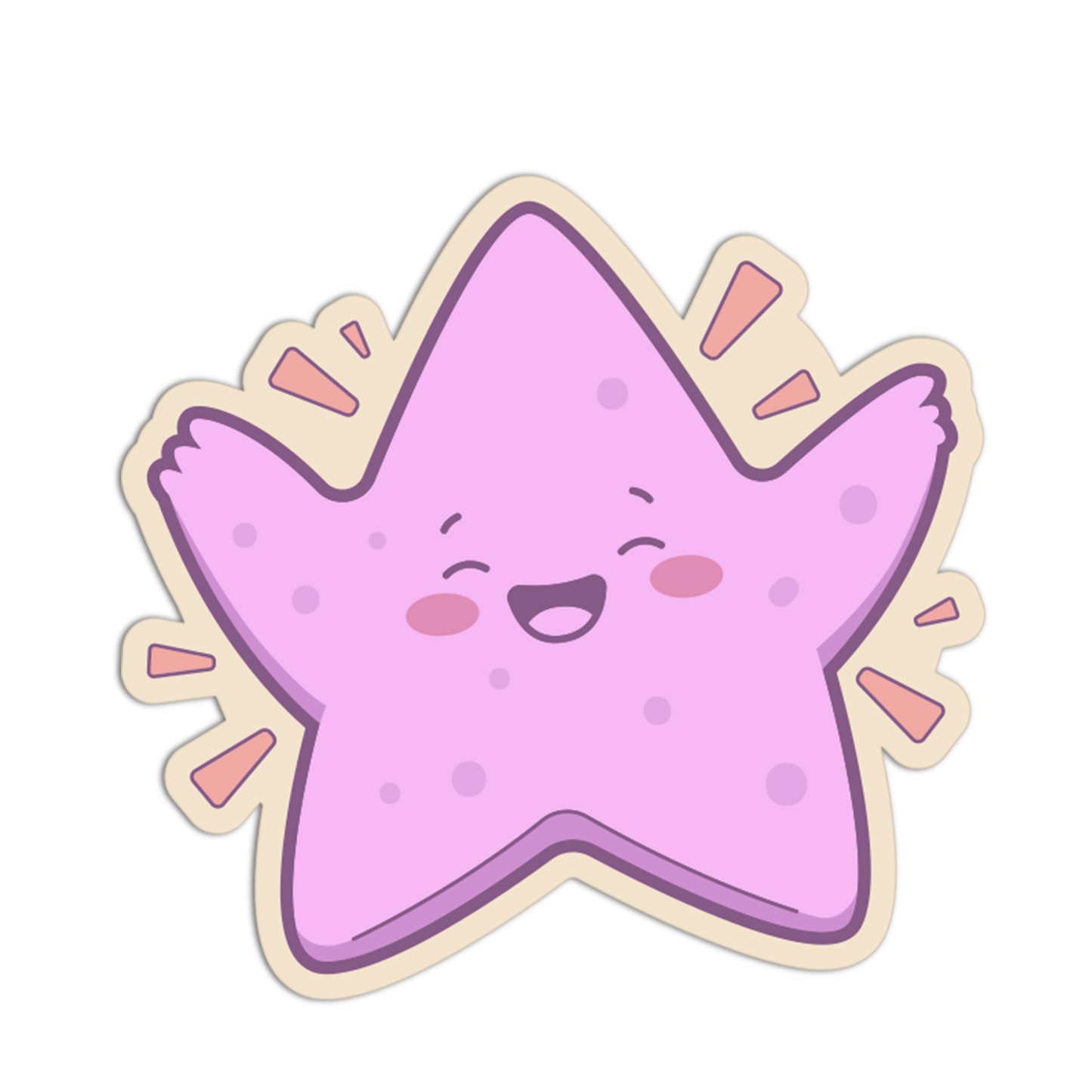Happy Dance Star Stickers