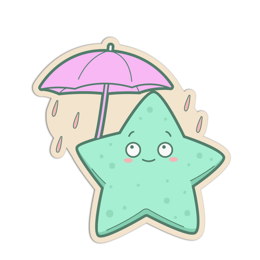 Rainy Day Star Stickers