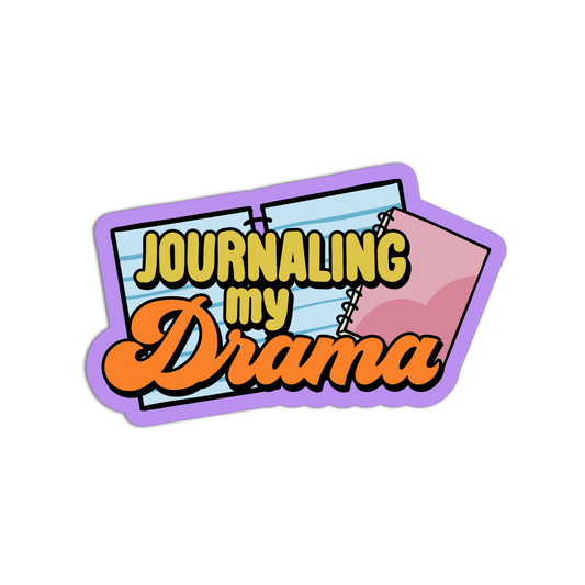 Journaling My Drama Stationary Sticker