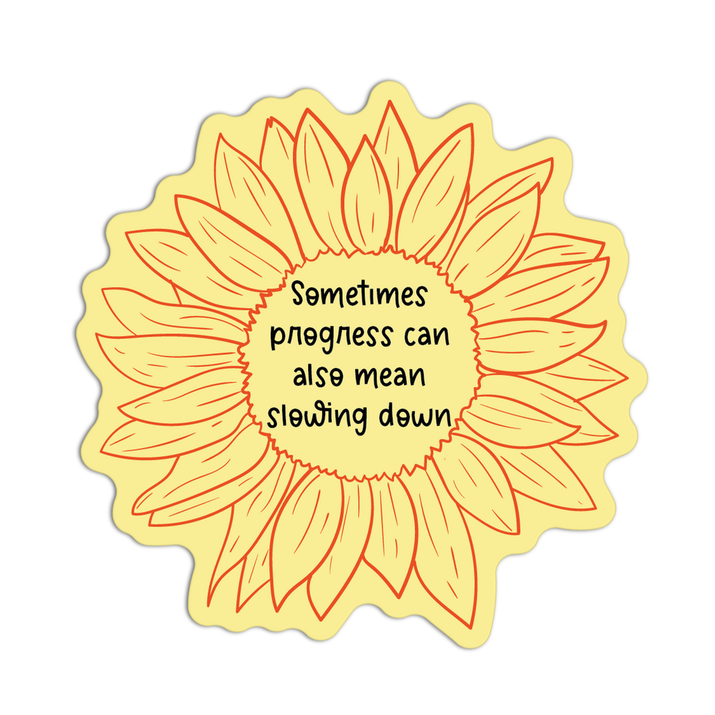 Slow-Growth Sunflower Stickers