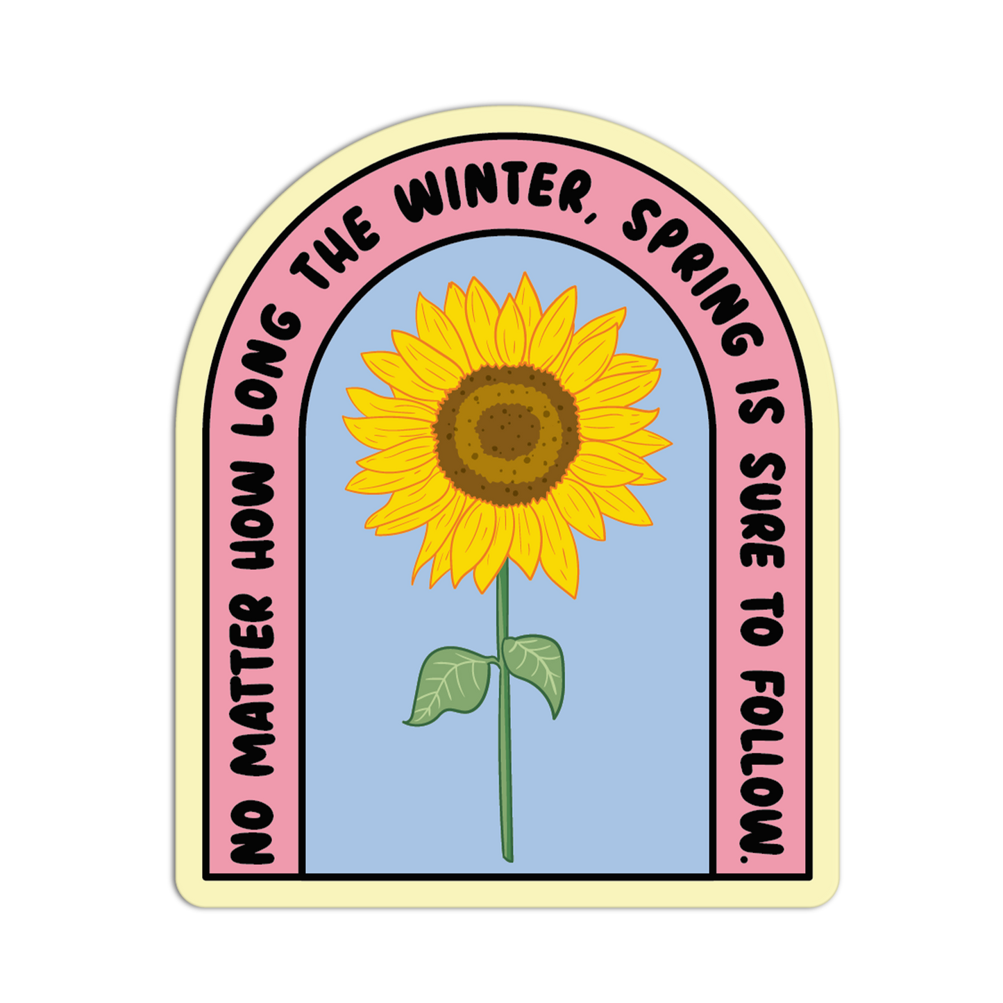 Winter-Breaker Sunflower Stickers