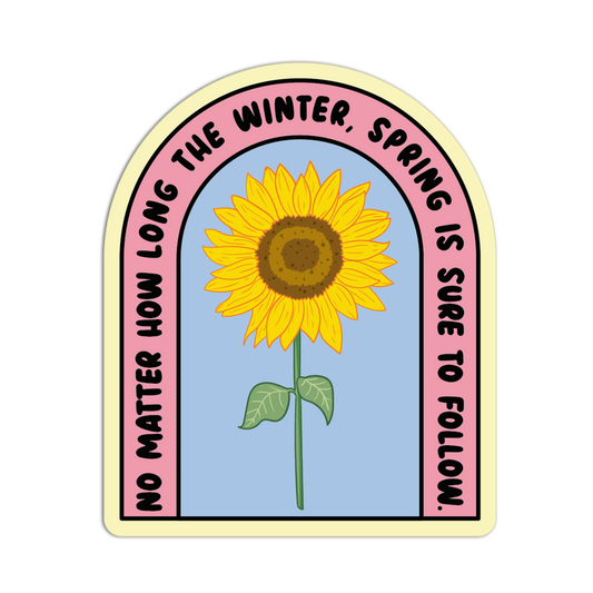 Winter-Breaker Sunflower Stickers