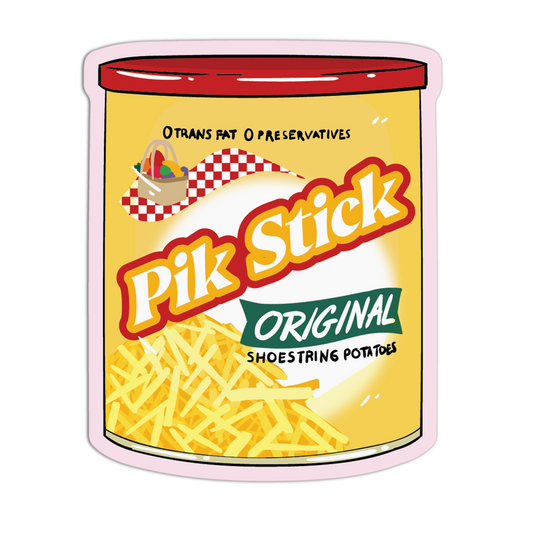 Shoestring Snack Supermarket Stickers