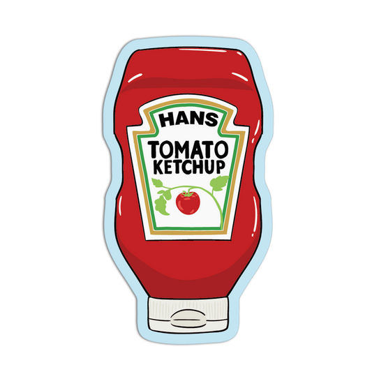 Classic Ketchup Supermarket Stickers