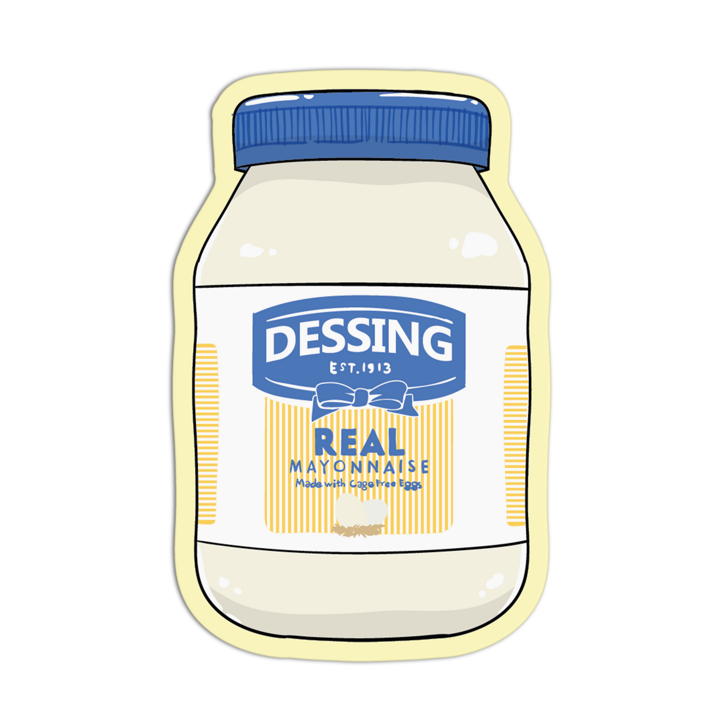 Dessing's Real Spread Supermarket Stickers