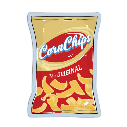 Corn Chips Supermarket Stickers