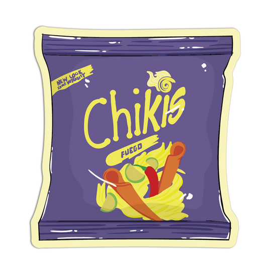 Chikis Spicy Crunch Supermarket Stickers