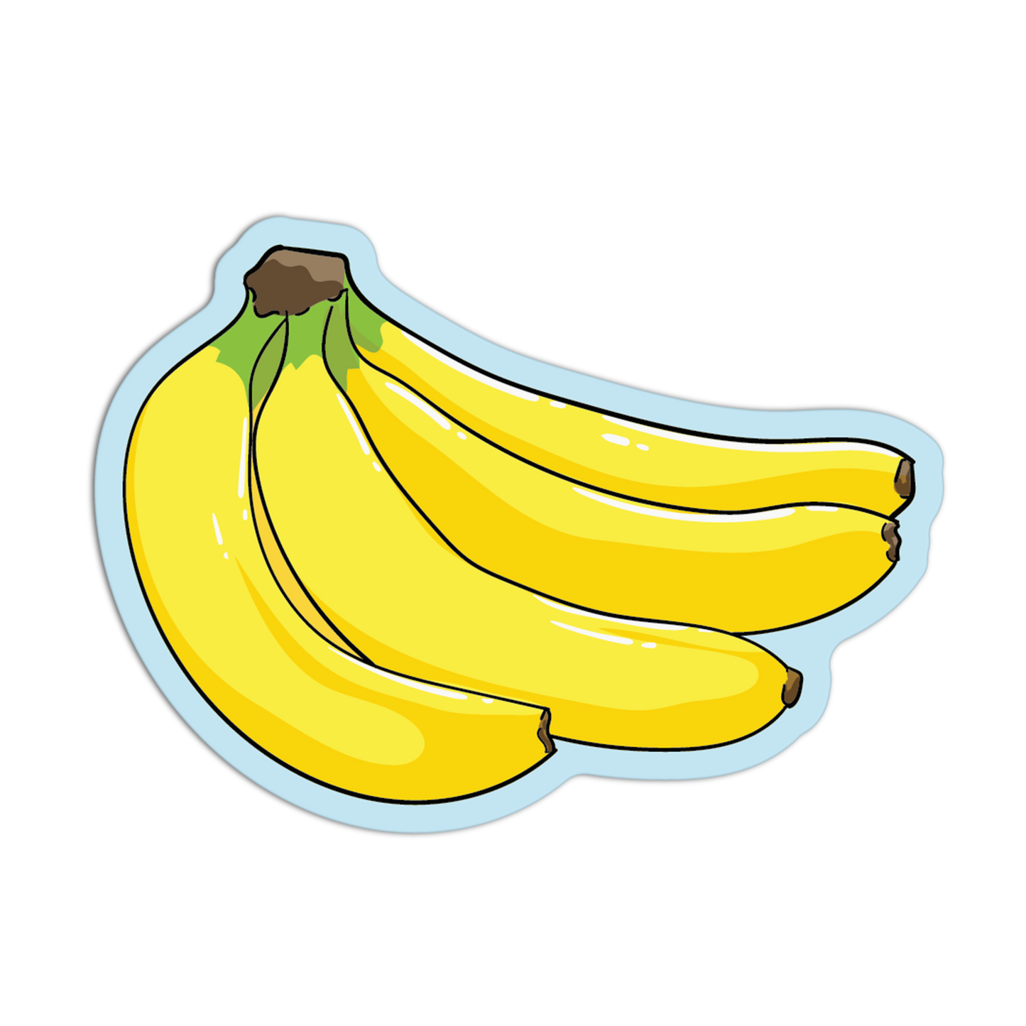 Bright Bananas Supermarket Stickers