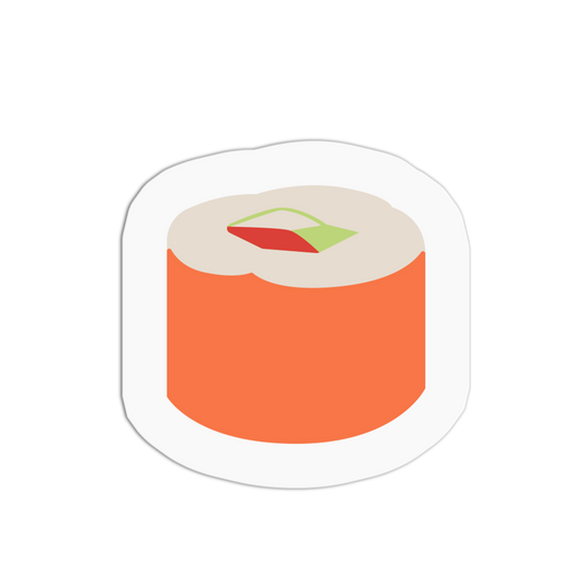 Salmon Roll Sushi Sticker