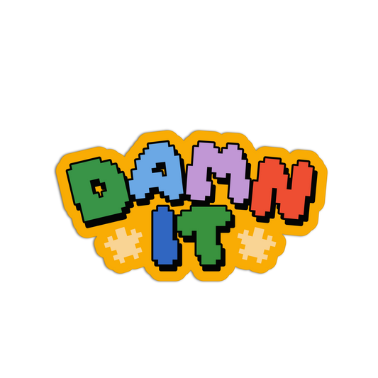 Damn It Swear Jar Sticker