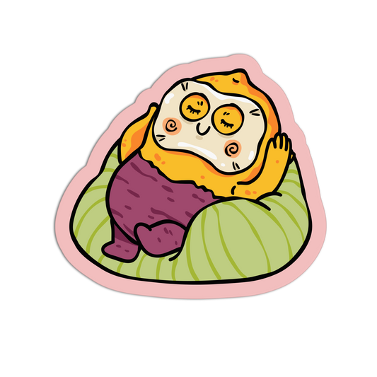 Sleeping Cabbage - Sweet Potato Sticker