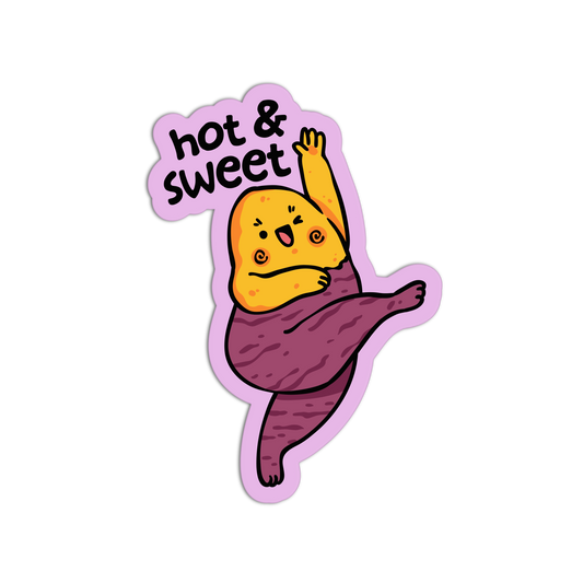 Dancing Energetic - Sweet Potato Sticker