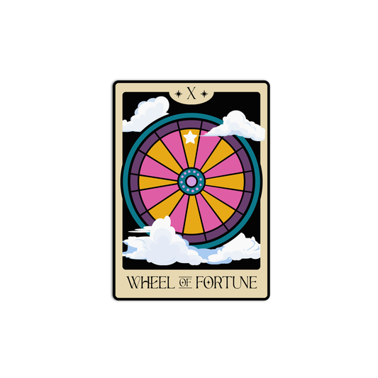 Wheel Of Fortune Tarot Sticker