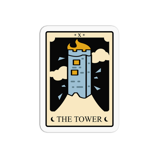 The Tower Tarot Cards Sticker