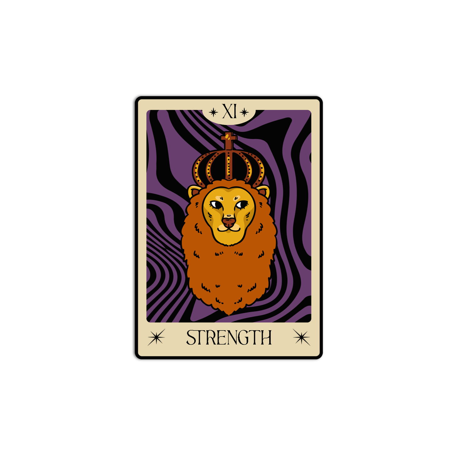 Strength Tarot Sticker
