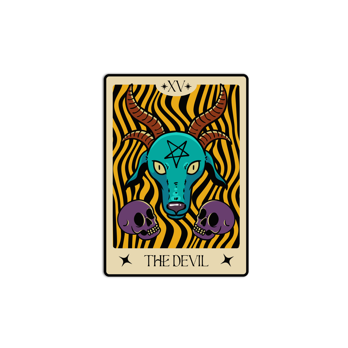 The devil Tarot Sticker