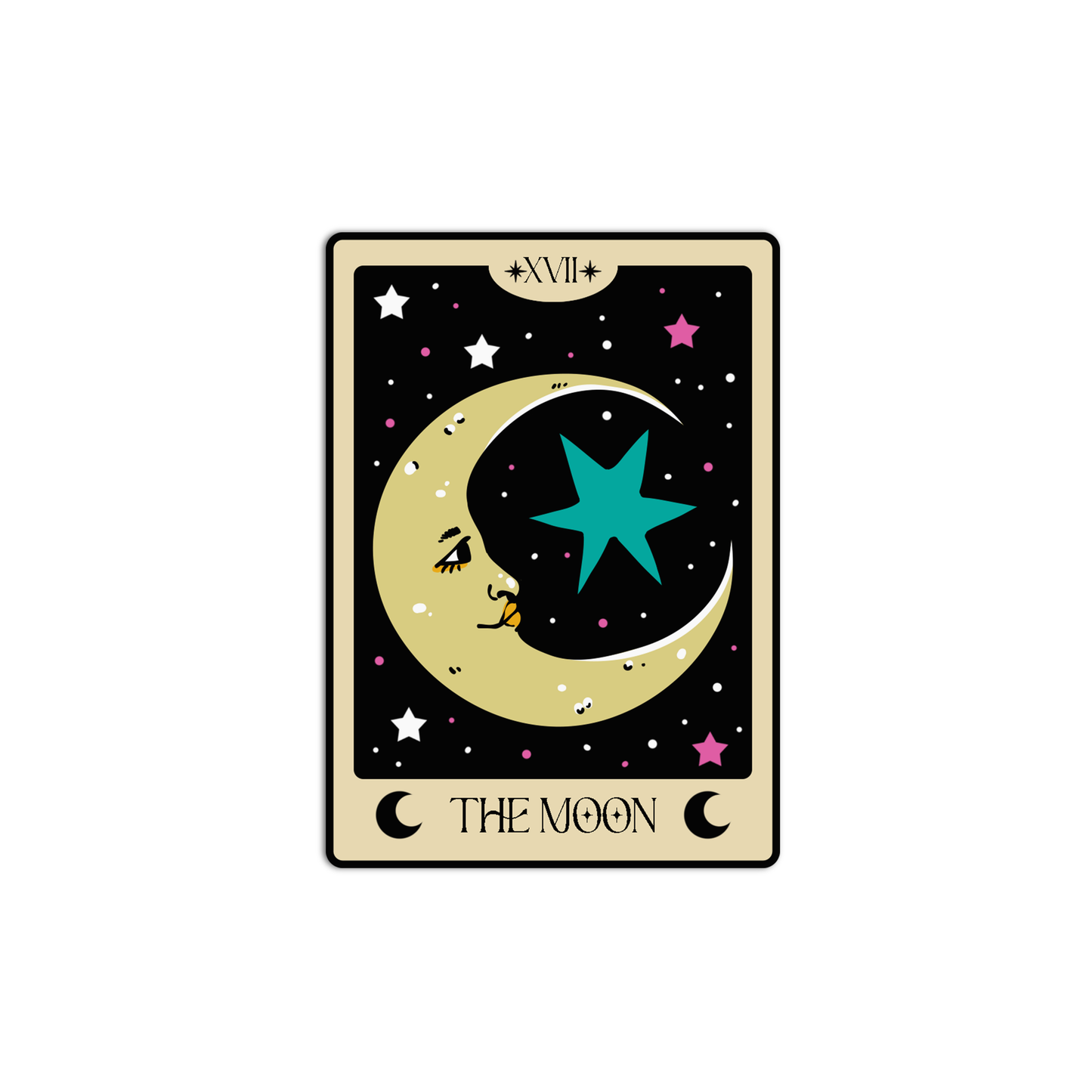 The Moon Tarot Sticker