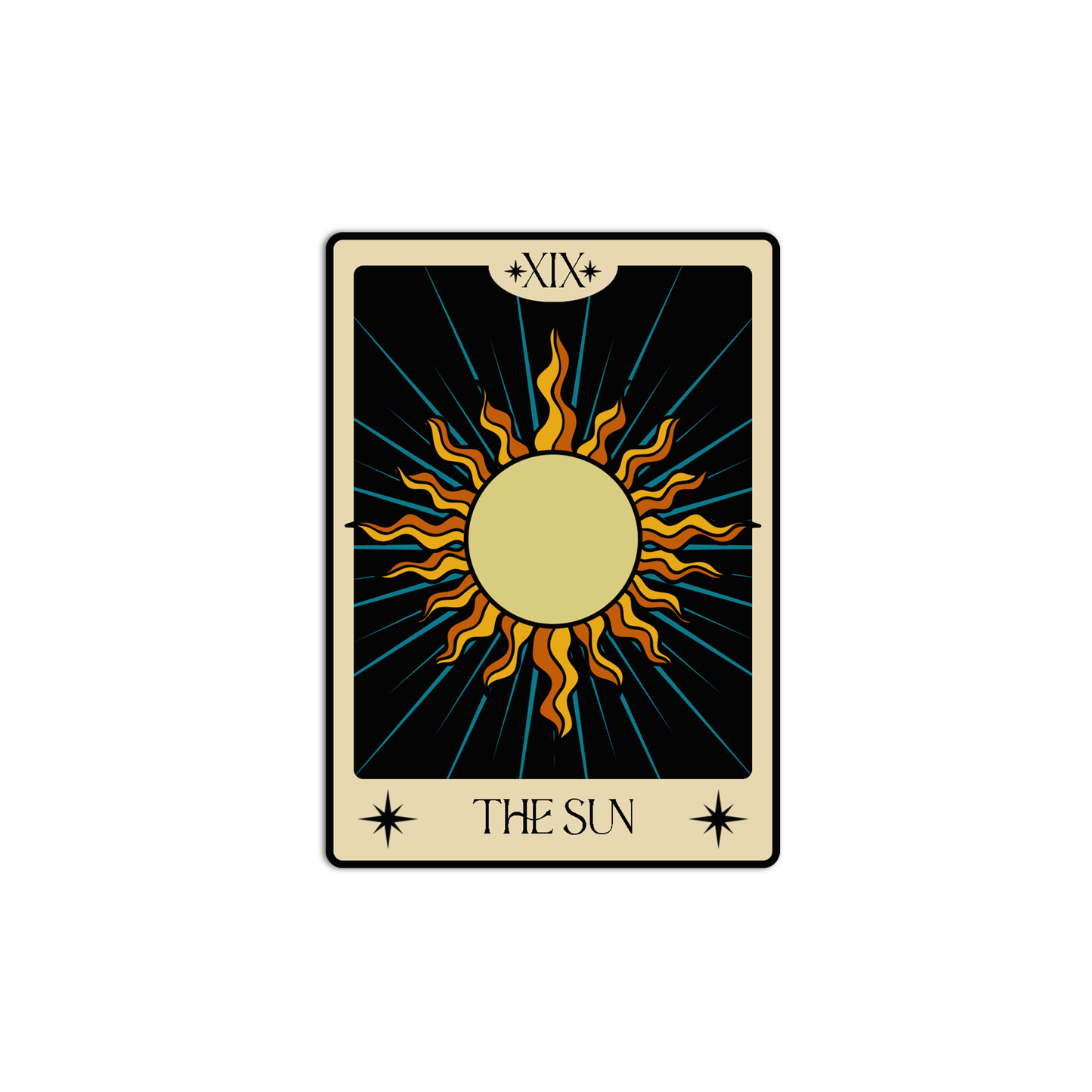 The Sun Tarot Sticker