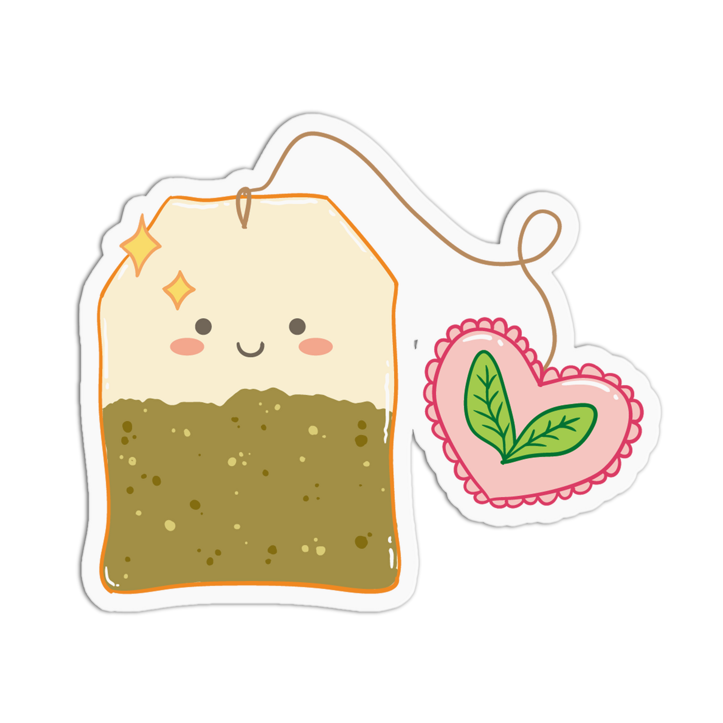 Cute Teabag Teacup Sticker