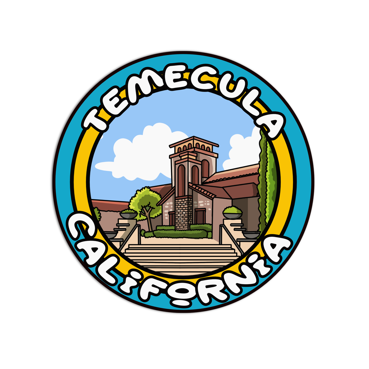 Old Town Villa Temecula Stickers