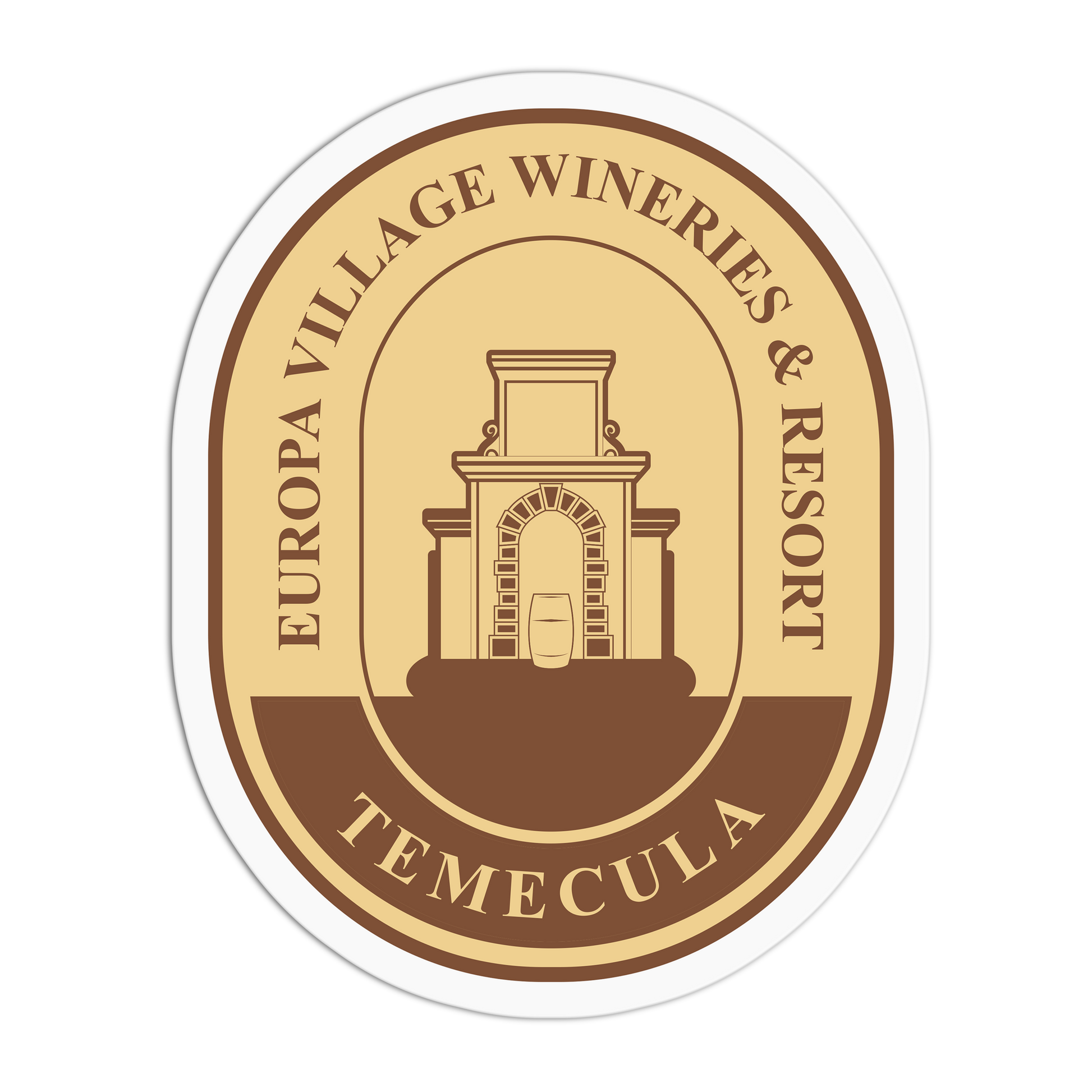 Logo of Europa Village Wineries & Resort Temecula on a white background