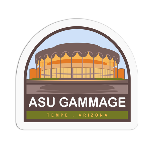 ASU Gammage Travel Series Tempe Stickers