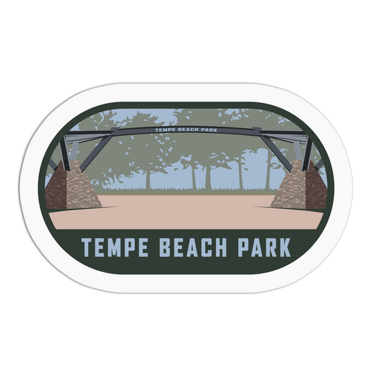 Beach Park Tempe Travel Series Stickers