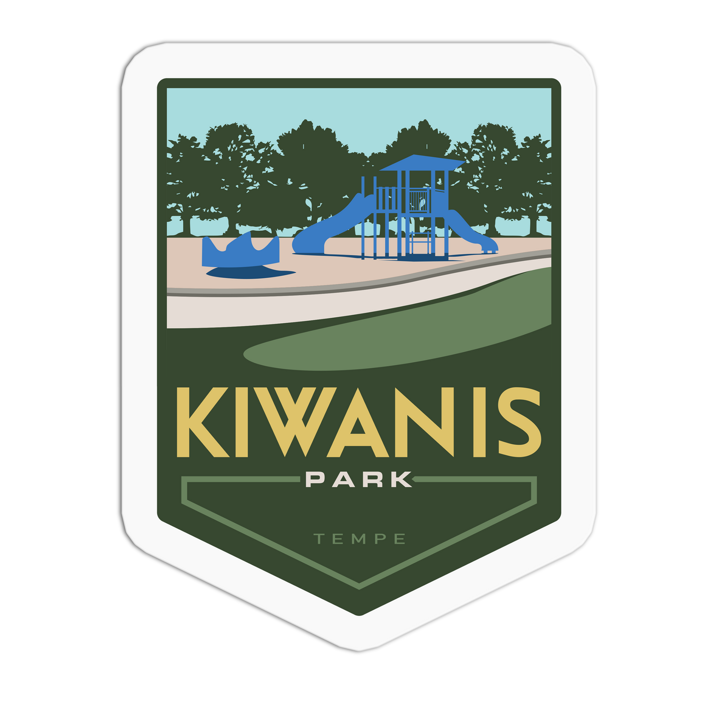 Kiwanis Park Tempe Travel Series Stickers