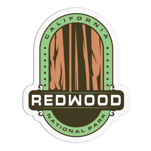 Redwood Travel Series_Redwood  Sticker