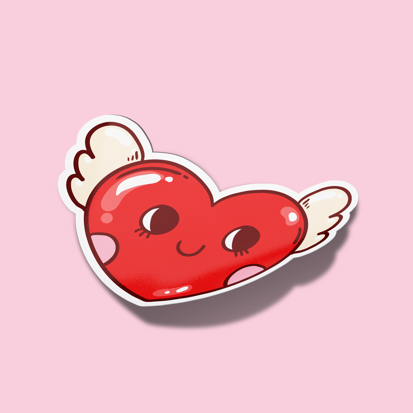 Heart with wings Valentine's Sticker
