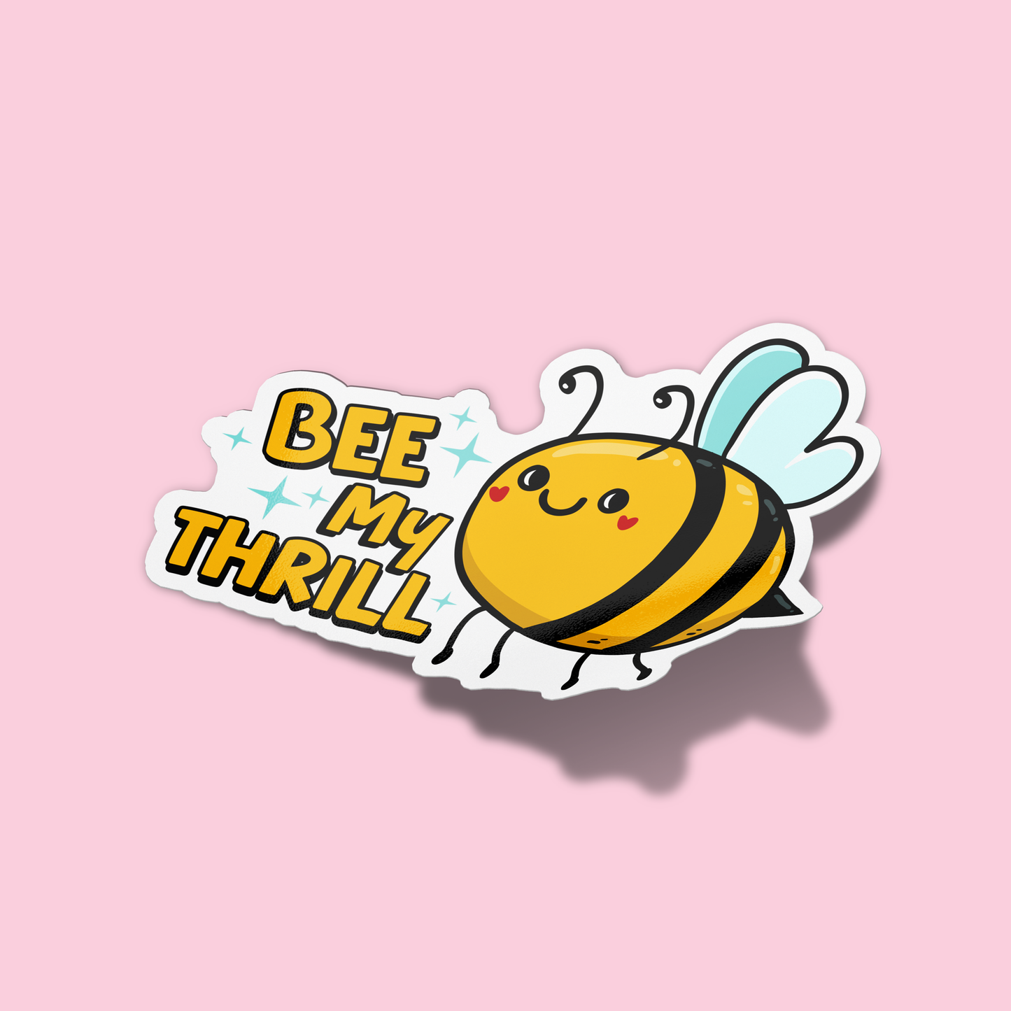 Bee my thrill Valentine's Sticker
