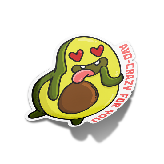 Avo-crazy for you Valentine's Sticker