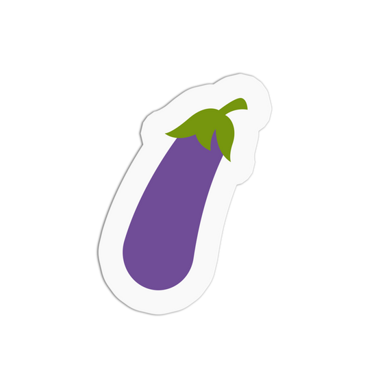 Purple Eggplant Vegetable Stickers