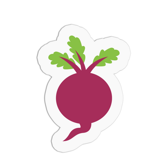 Garden Leafy Beet Vegetable Stickers
