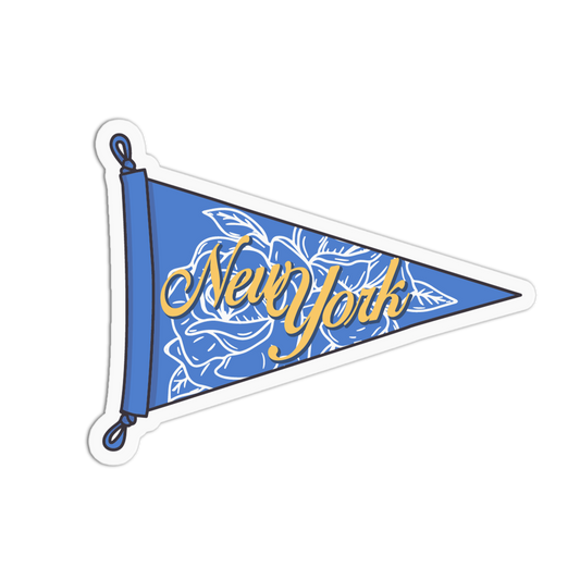 Empire Pennant - Vintage State Flag Sticker