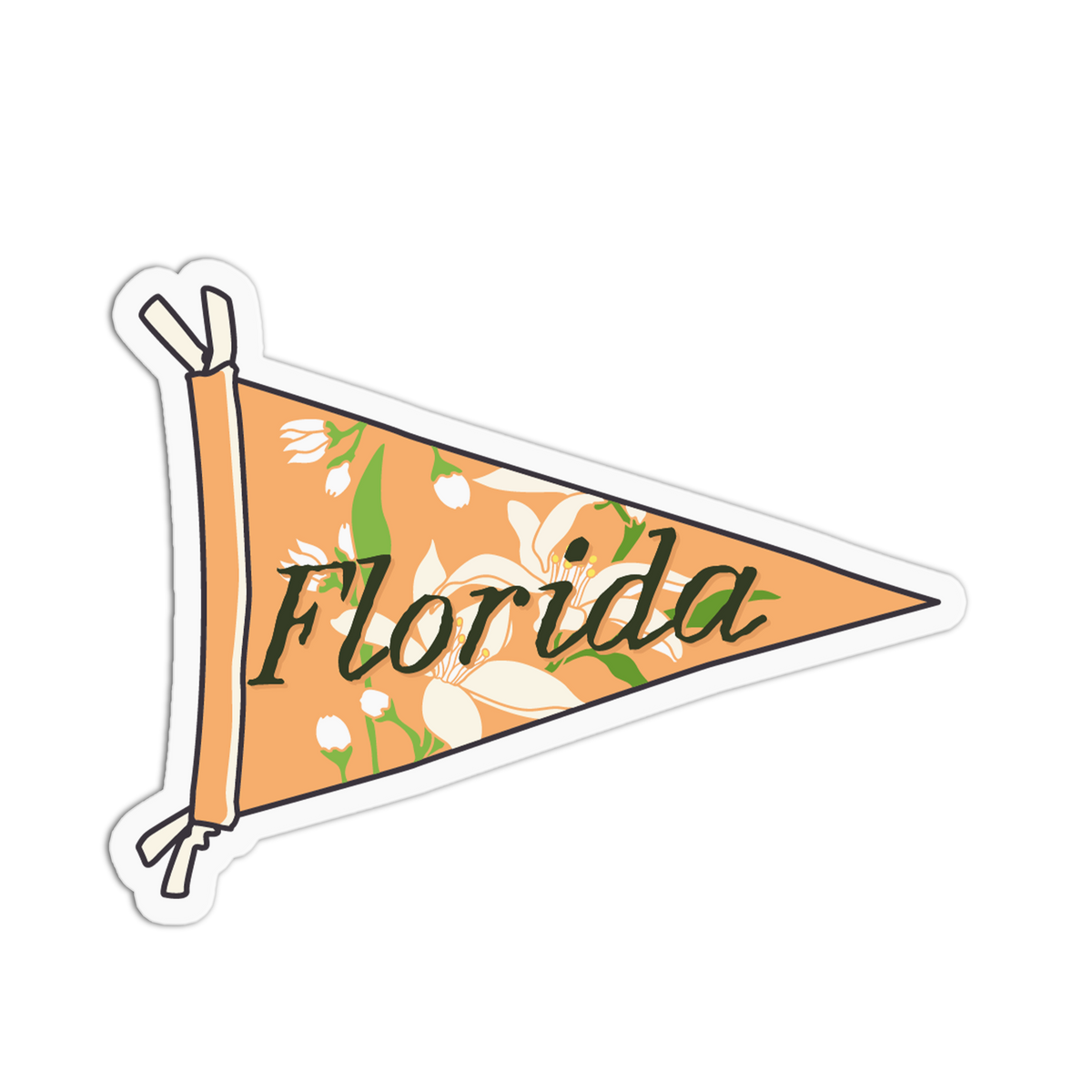 Sunshine Symbol - Vintage State Flag Sticker
