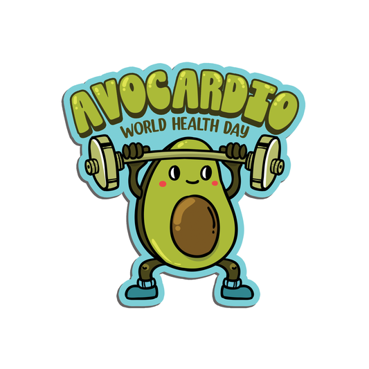 Avocardio World Health Day Sticker
