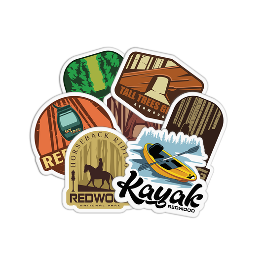 Travel Series_Redwood Sticker Pack