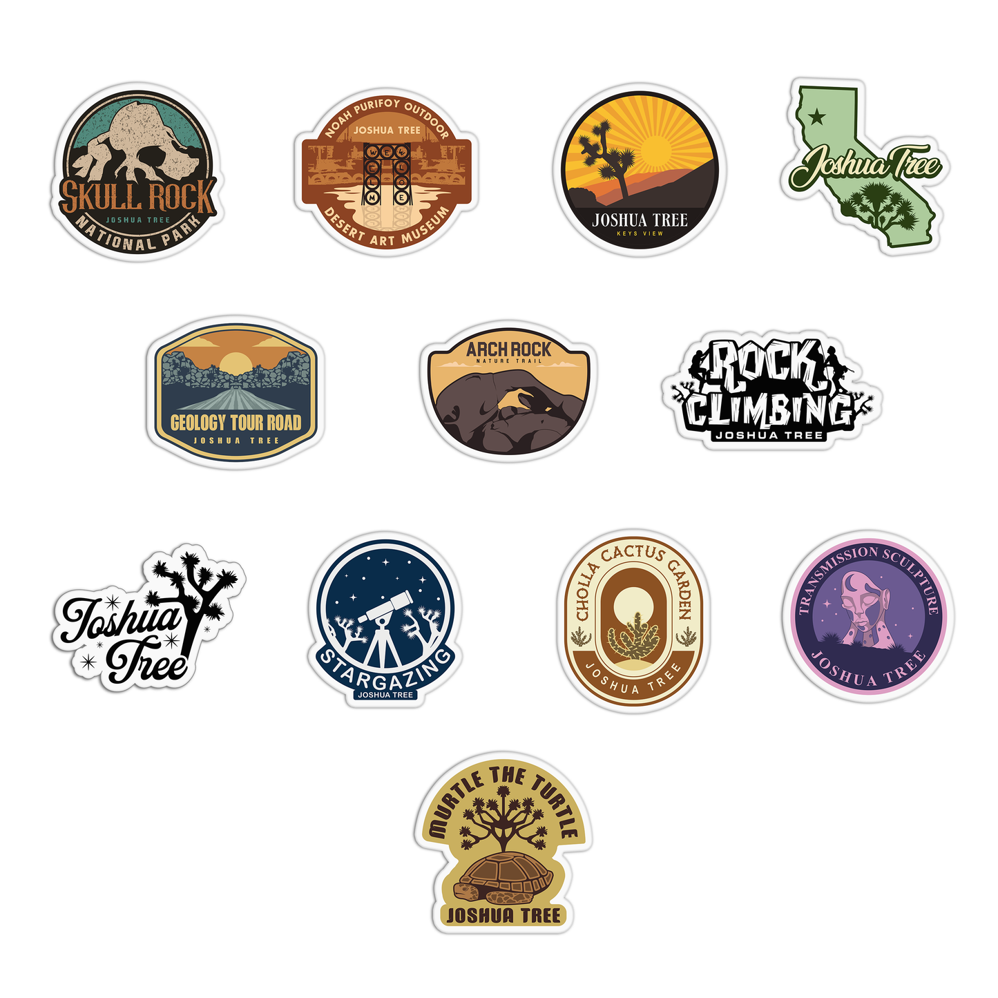 Tavel Series_Joshua Tree Sticker Pack