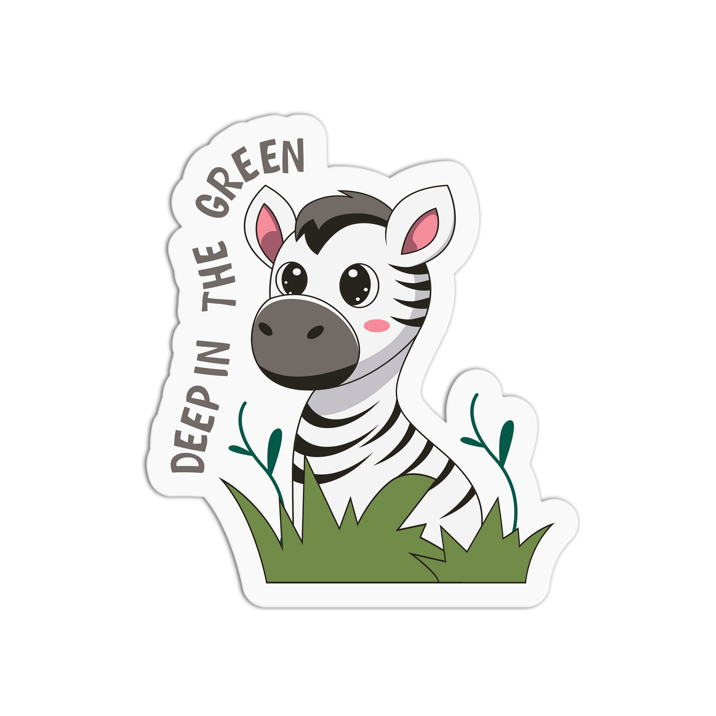 Deep in the Green Wildlife Series Sticker