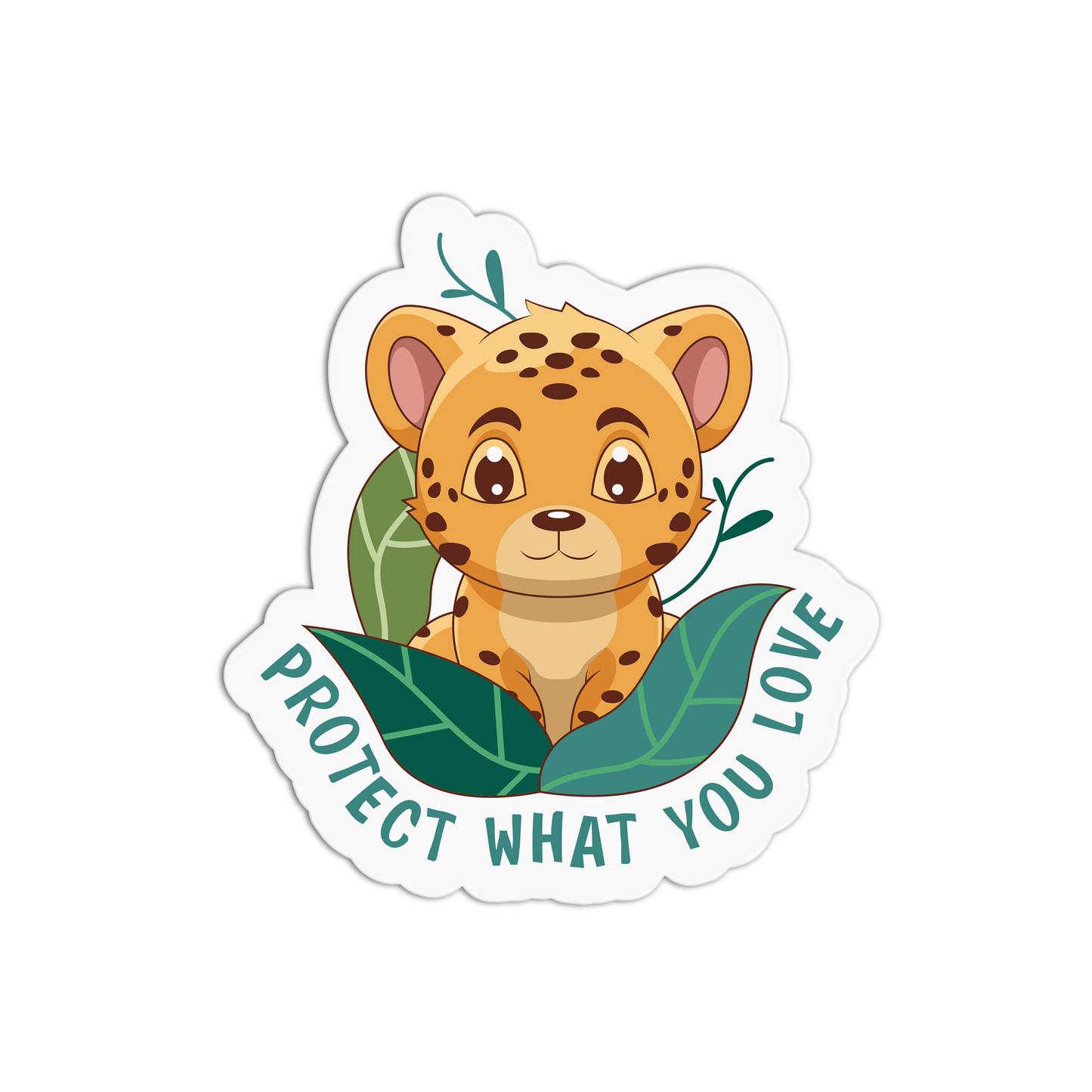 Protect What You Love Wildlife Series Sticker