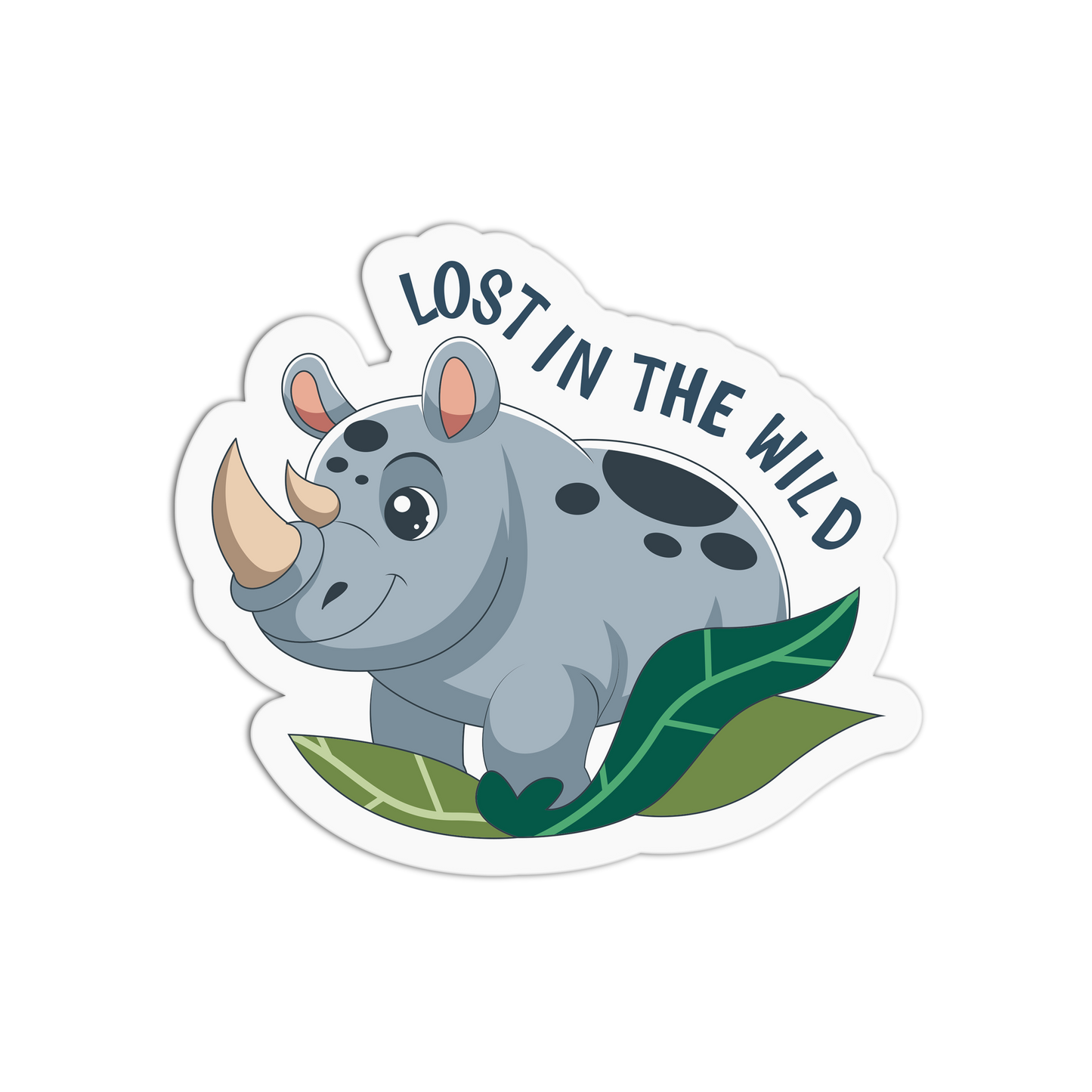 Lost In The Wild Wildlife Series Sticker