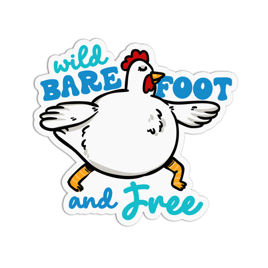 Wild Barefoot and Free Yoga Stickers
