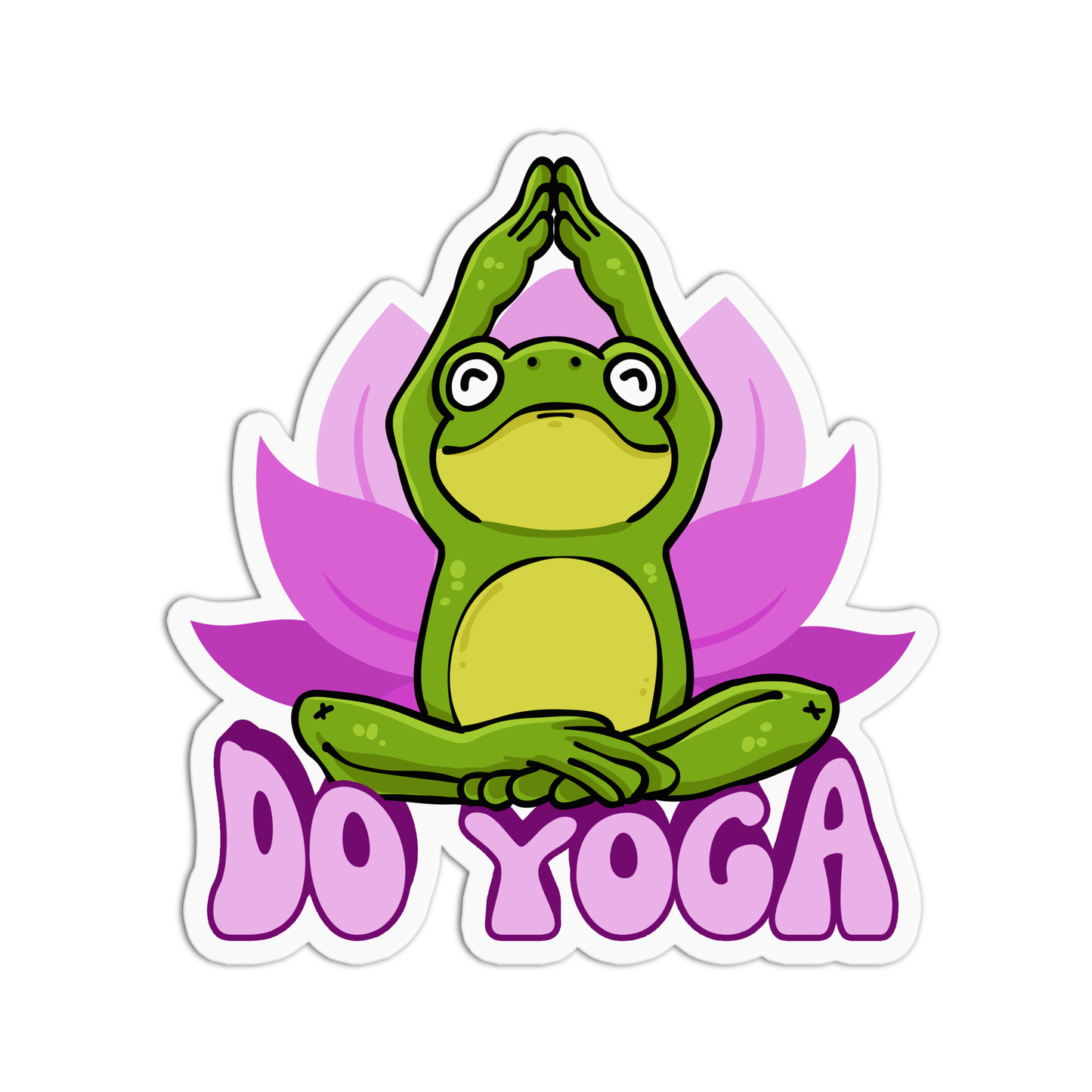 Frog Yoga Stickers