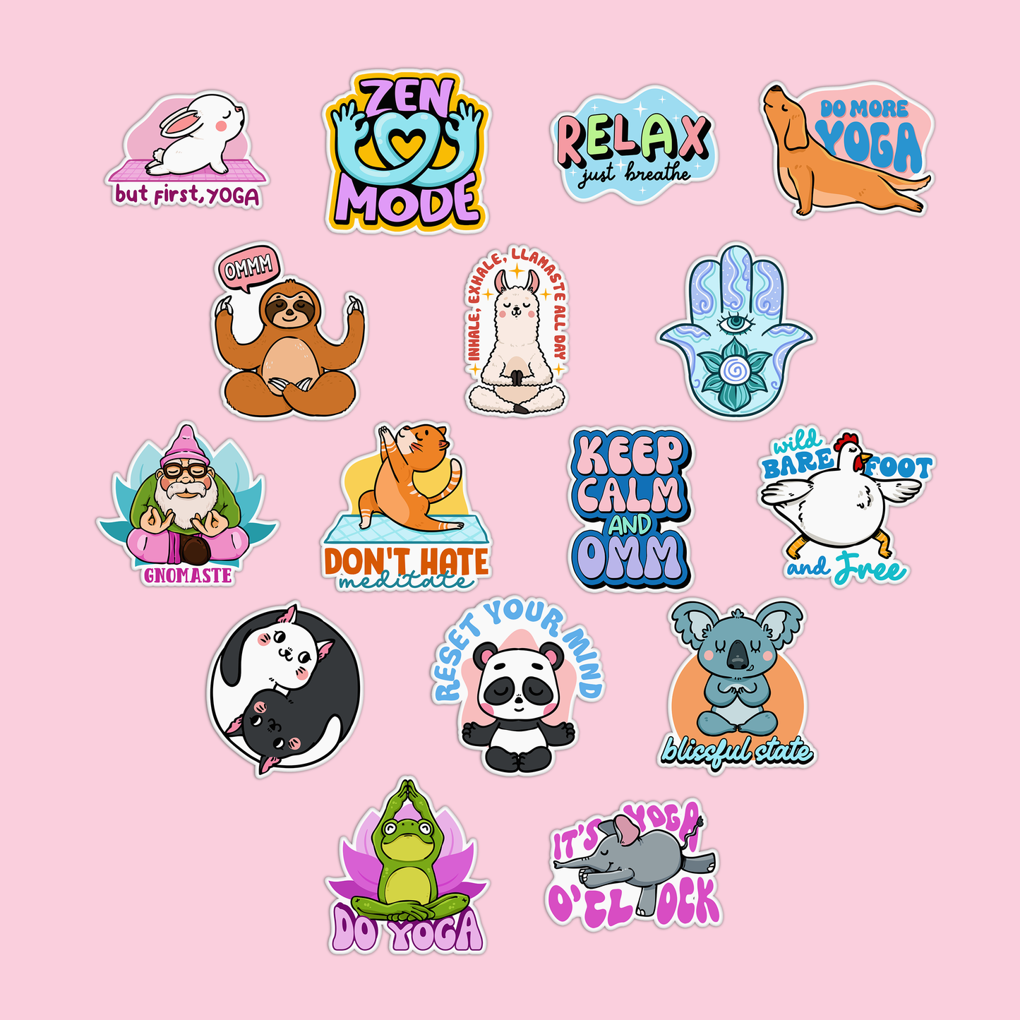 Yoga Sticker Pack